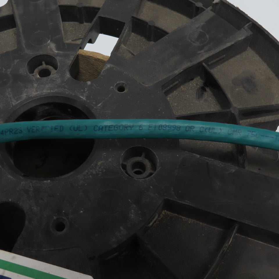 Belden 1872A 23AWG 4 Bonded Pairs Cat 6 Mediatwist Ethernet Green Cable 145'