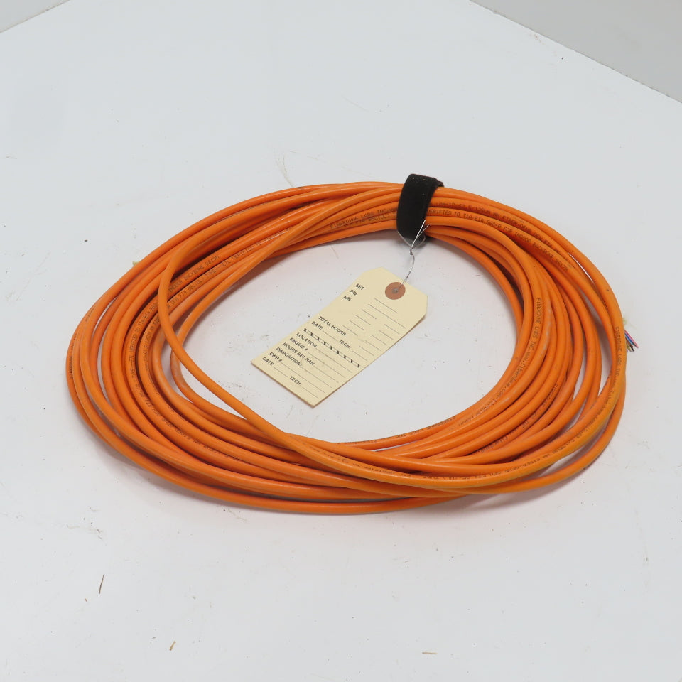 Fiberdyne Labs 12x62.5/125UM 12 Conductor OFNR FT4 Indoor Fiber Optics Cable 56'