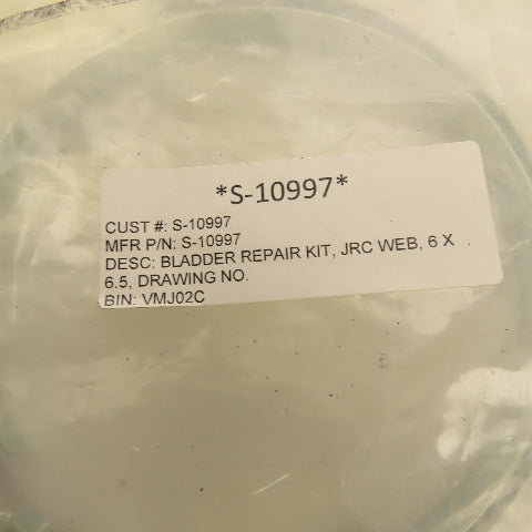 JRC Web S-10997 6" x 6-1/2" Air Chuck Expanding Roller Bladder Repair Kit