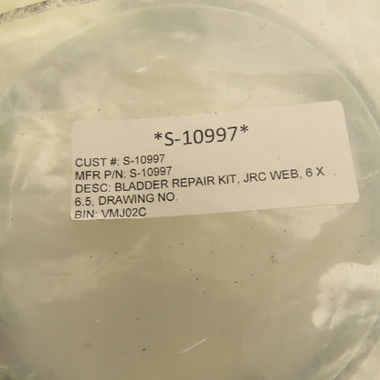 JRC Web S-10997 6" x 6-1/2" Air Chuck Expanding Roller Bladder Repair Kit