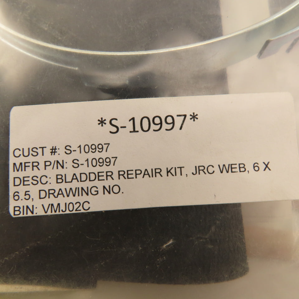 JRC Web S-10997 6" x 6-1/2" Air Chuck Expanding Roller Bladder Repair Kit