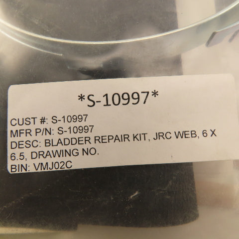 JRC Web S-10997 6" x 6-1/2" Air Chuck Expanding Roller Bladder Repair Kit
