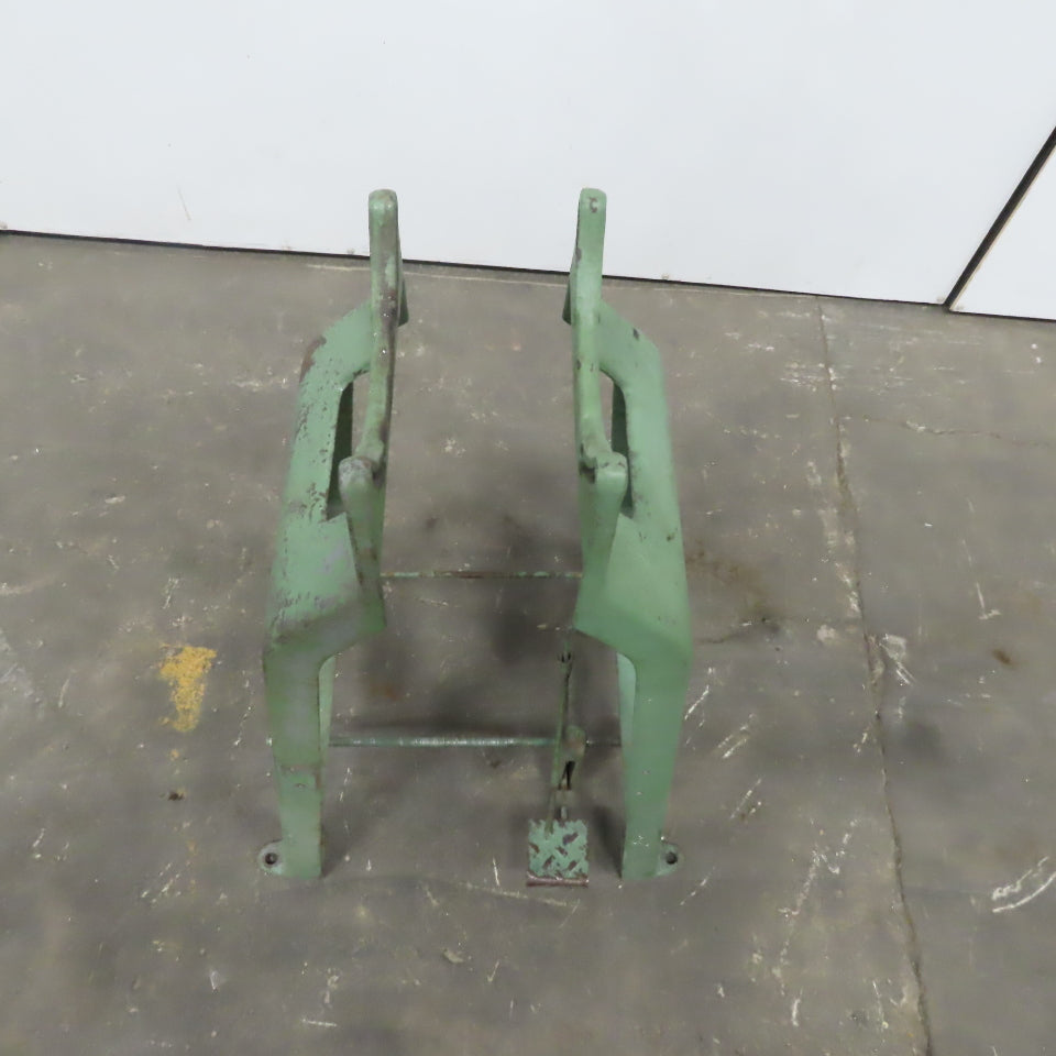 Famco OBI Cast Iron Punch Press Legs 1 Set Removed From a Model 40