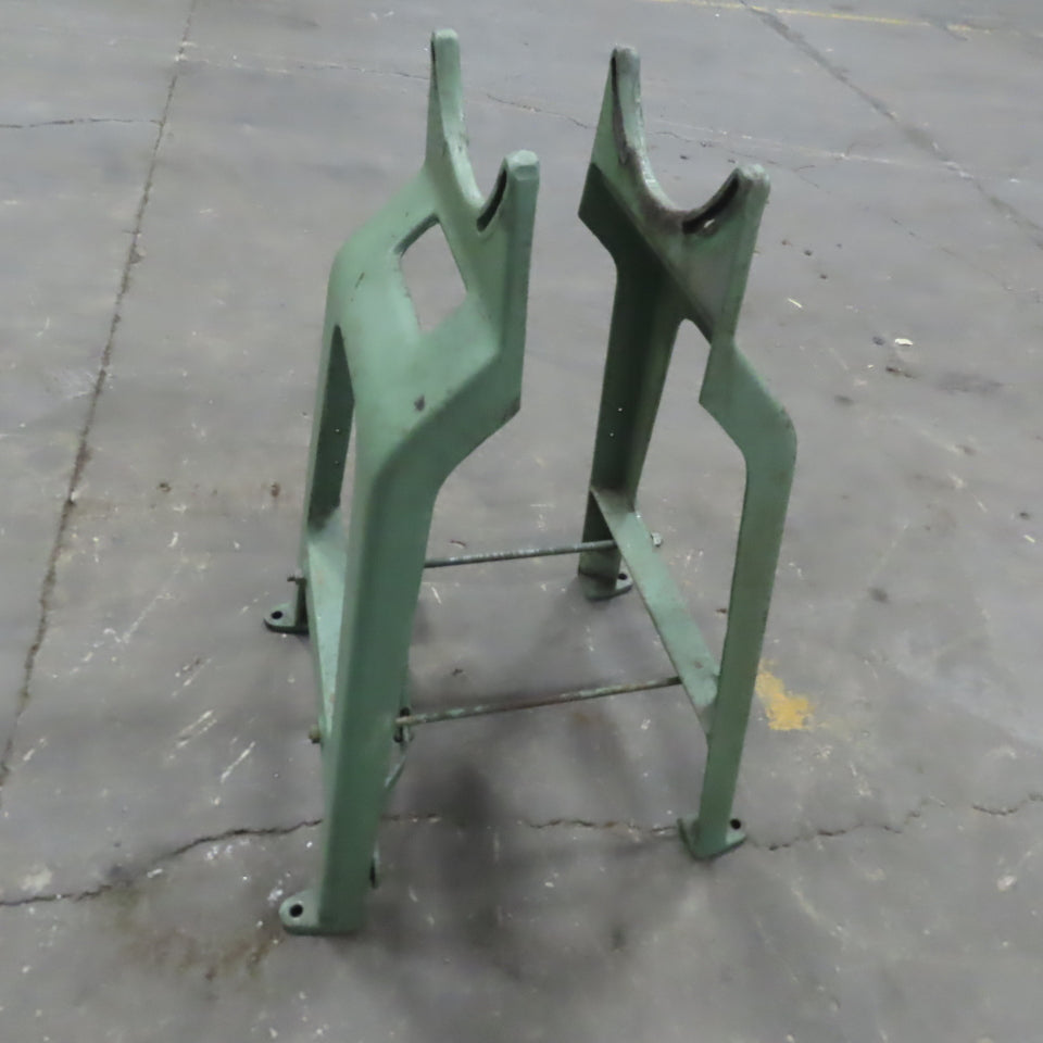 Famco OBI Cast Iron Punch Press Legs 1 Set Removed From a Model 40