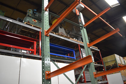 Cantilever Rack 1-Sided 16' Tall 48" Bracing Bolt Together 48" 1600Lb Cap Arms - Starter NEW