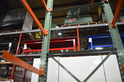 Cantilever Rack 1-Sided 16' Tall 48" Bracing Bolt Together 48" 1600Lb Cap Arms - Starter NEW