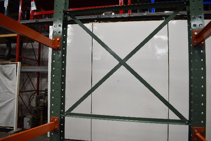 Cantilever Rack 1-Sided 16' Tall 48" Bracing Bolt Together 48" 1600Lb Cap Arms - Starter NEW