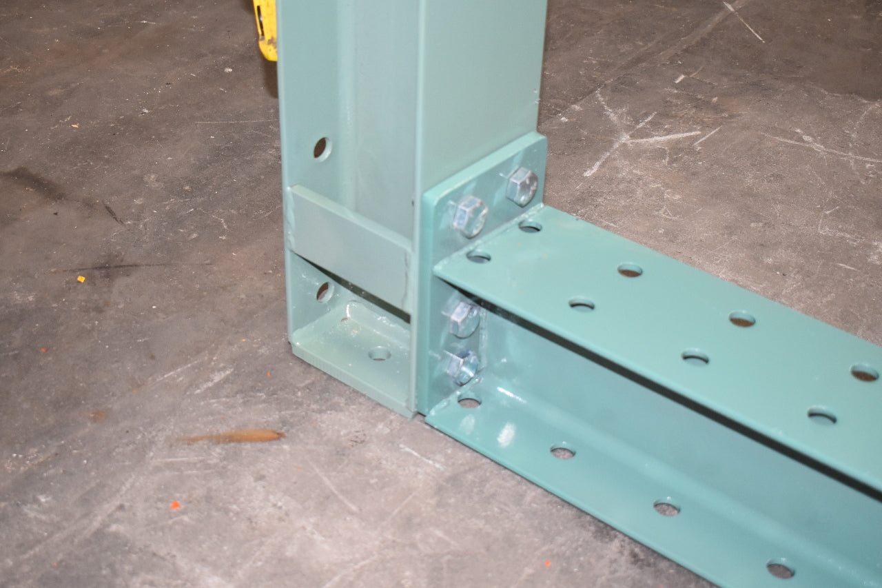 Cantilever Rack 1-Sided 16' Tall 48" Bracing Bolt Together 48" 1600Lb Cap Arms - Add-On NEW
