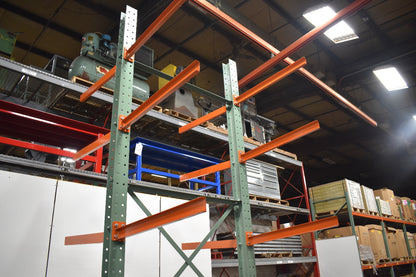 Cantilever Rack 2-Sided 16' Tall 48" Bracing Bolt Together 48" 1600Lb Cap Arms - Starter NEW
