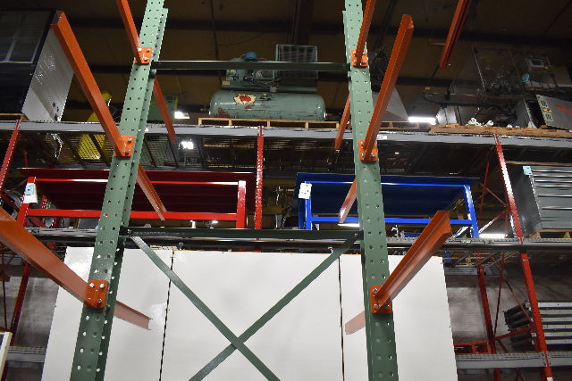 Cantilever Rack 2-Sided 16' Tall 48" Bracing Bolt Together 48" 1600Lb Cap Arms - Starter NEW