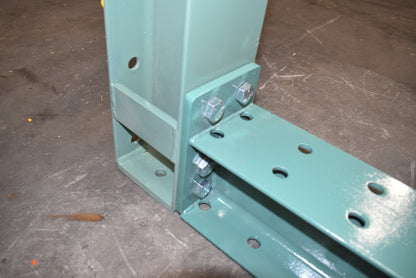 Cantilever Rack 1-Sided 16' Tall 72" Bracing Bolt Together 48" 1600Lb Cap Arms - Add-On NEW