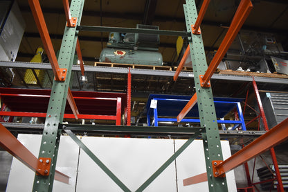 Cantilever Rack 2-Sided 16' Tall 72" Bracing Bolt Together 48" 1600Lb Cap Arms - Starter NEW
