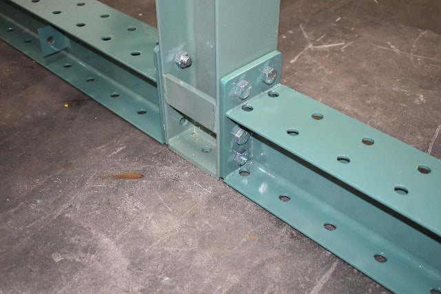 Cantilever Rack 2-Sided 16' Tall 72" Bracing Bolt Together 48" 1600Lb Cap Arms - Add-On NEW