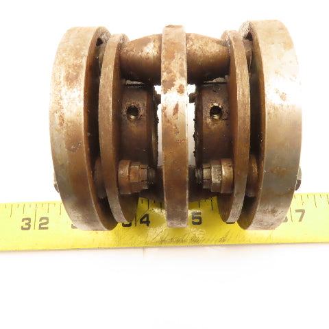 Rexnord Style Flexible Disc Coupling 20 x 24mm Bore