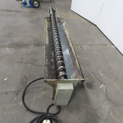 Horizontal Chip Auger 230V 3Ph 46"x13-1/2" Intake 82" OAL