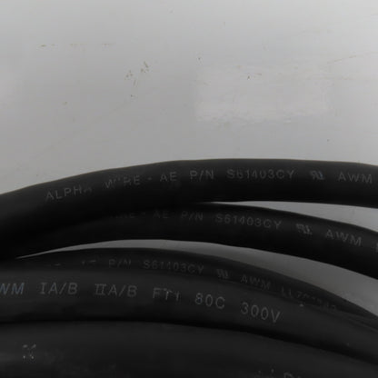Alpha Wire S61403CY 20AWG 3 Pair 300V Braid Shielded Multi-Conductor Cable 32'