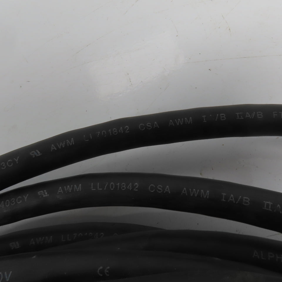 Alpha Wire S61403CY 20AWG 3 Pair 300V Braid Shielded Multi-Conductor Cable 32'