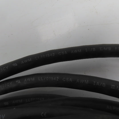 Alpha Wire S61403CY 20AWG 3 Pair 300V Braid Shielded Multi-Conductor Cable 32'