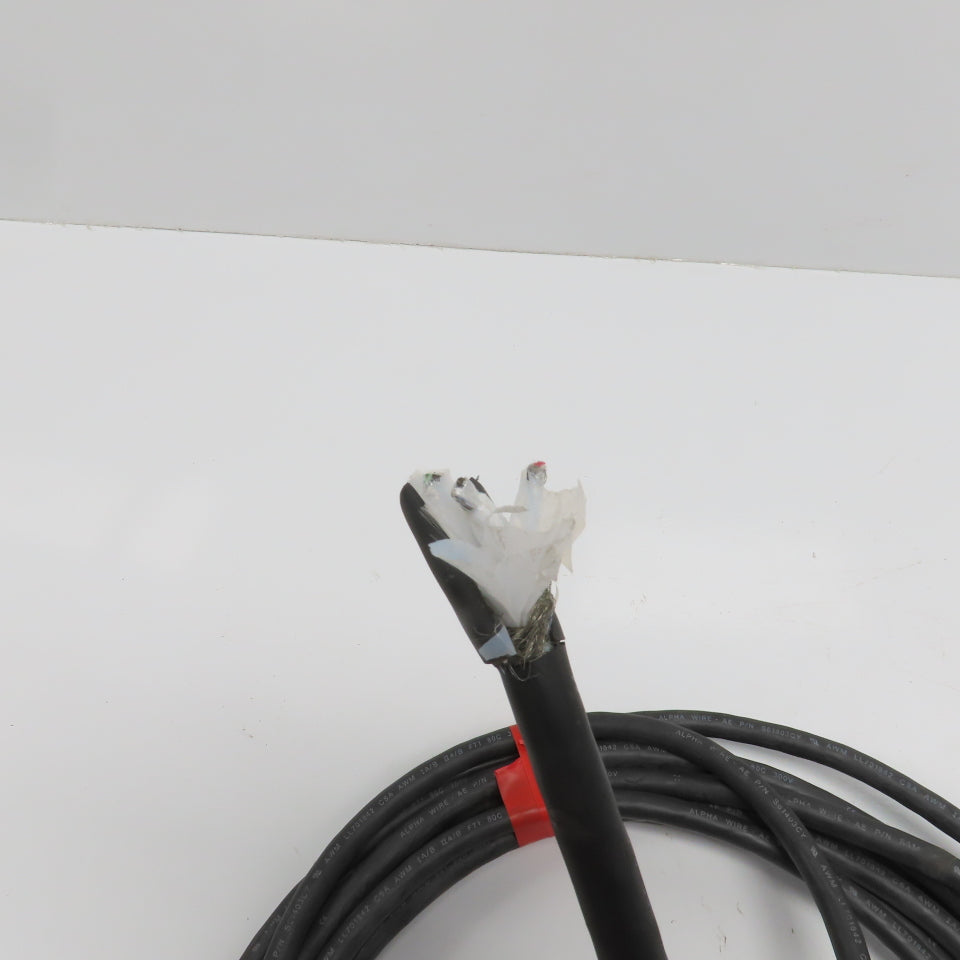 Alpha Wire S61403CY 20AWG 3 Pair 300V Braid Shielded Multi-Conductor Cable 32'
