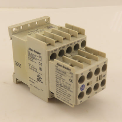 Allen Bradley 700-K31Z 100-KFA40E Contactor Relay W/ Auxiliary Block 24VDC Coil