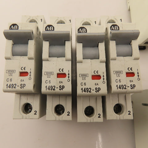Allen Bradley 1492-SP Circuit Breaker 2, 4, 6, 10, 15, 20A Mixed Lot 12