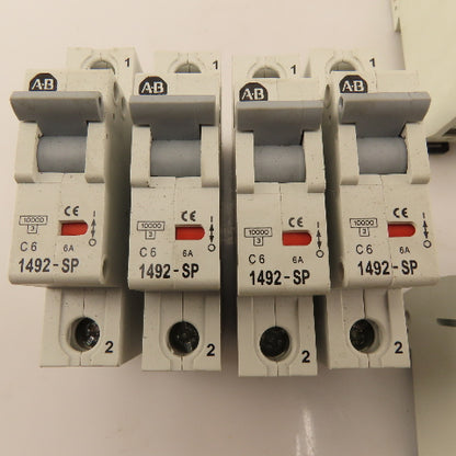 Allen Bradley 1492-SP Circuit Breaker 2, 4, 6, 10, 15, 20A Mixed Lot 12