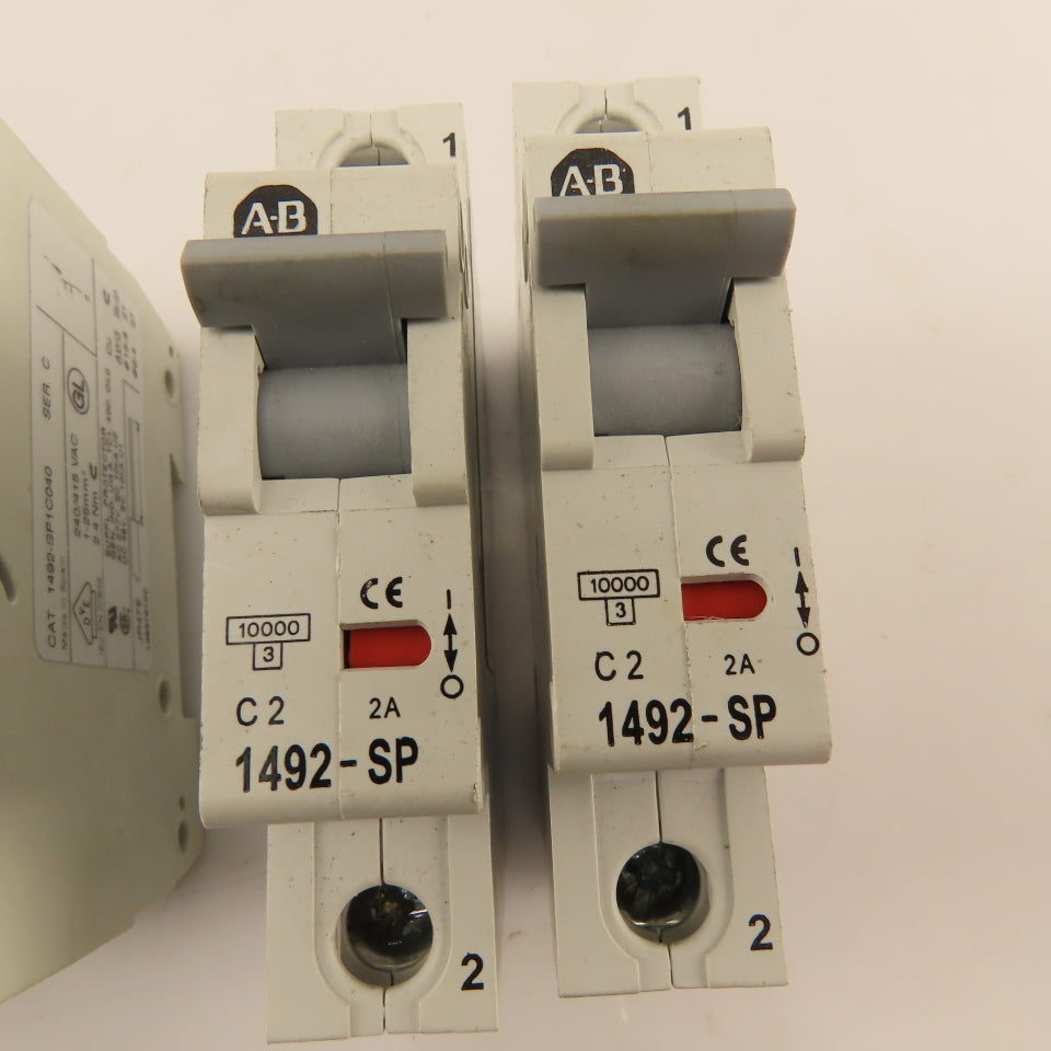 Allen Bradley 1492-SP Circuit Breaker 2, 4, 6, 10, 15, 20A Mixed Lot 12