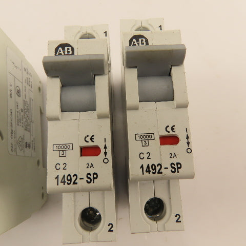 Allen Bradley 1492-SP Circuit Breaker 2, 4, 6, 10, 15, 20A Mixed Lot 12