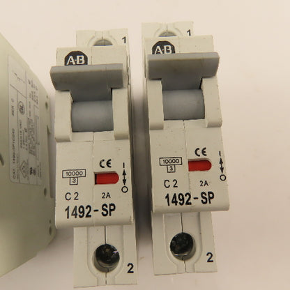 Allen Bradley 1492-SP Circuit Breaker 2, 4, 6, 10, 15, 20A Mixed Lot 12