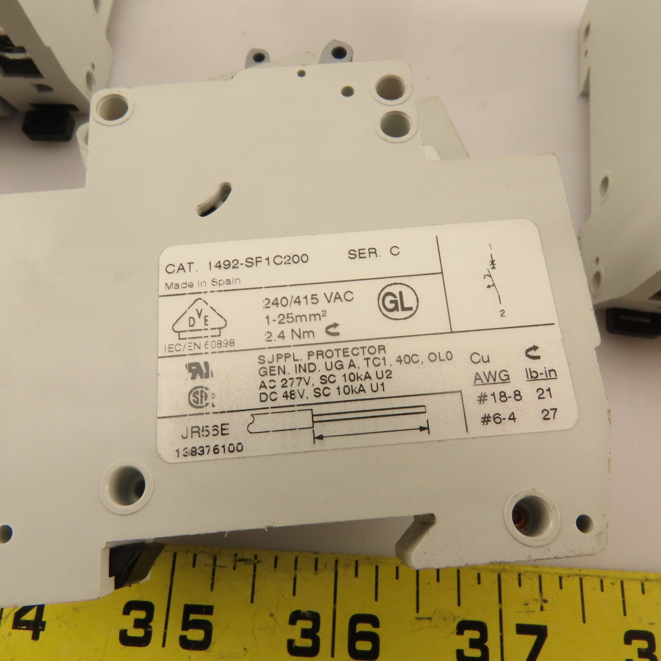Allen Bradley 1492-SP Circuit Breaker 2, 4, 6, 10, 15, 20A Mixed Lot 12