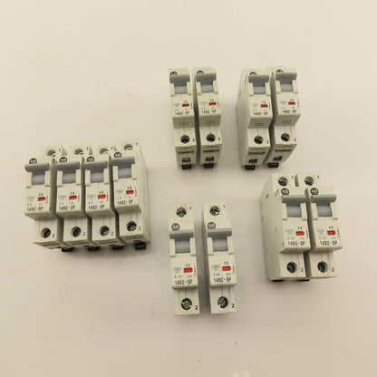 Allen Bradley 1492-SP Circuit Breaker 2, 4, 6, 10, 15, 20A Mixed Lot 12