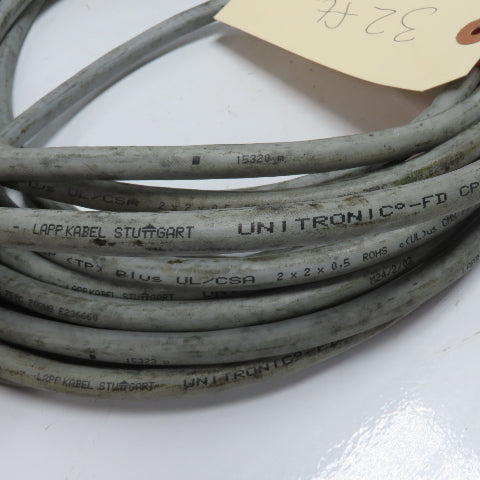 Lapp 2170500 20AWG 2 Pair Ultronic Shielded Bus Can Control/Feedback Cable 32'