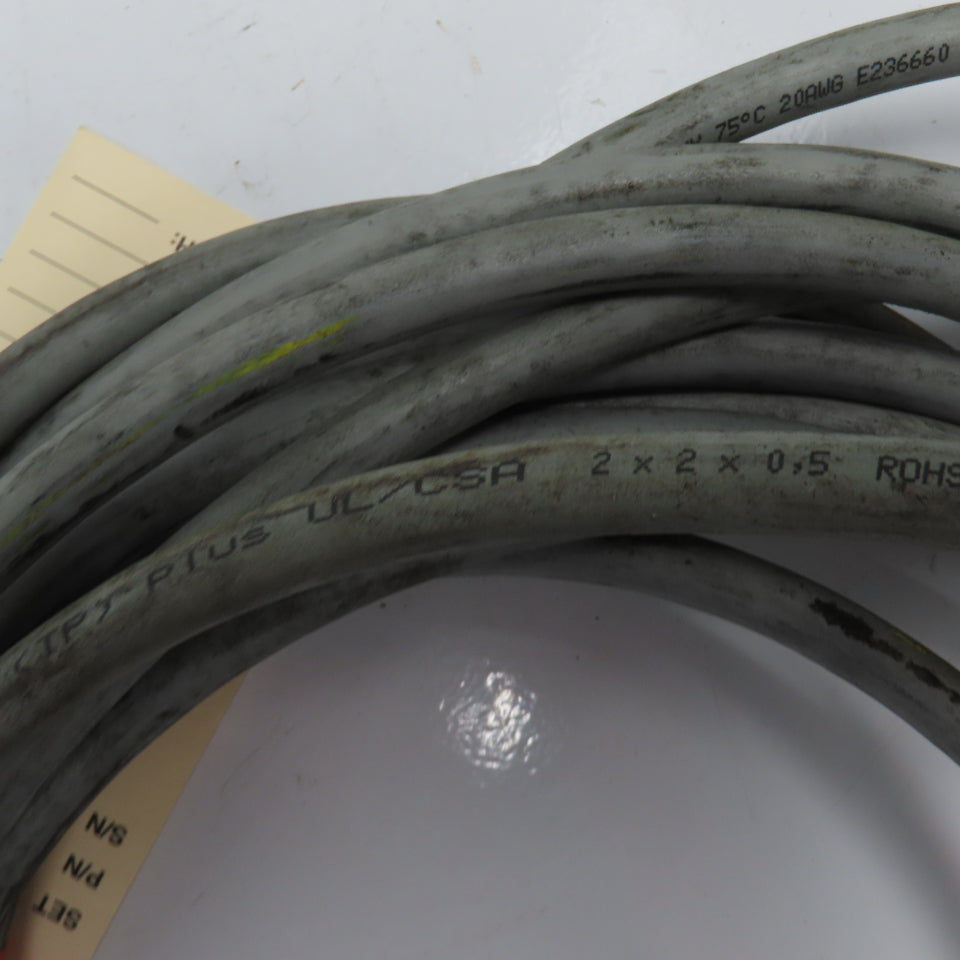 Lapp 2170500 20AWG 2 Pair Ultronic Shielded Bus Can Control/Feedback Cable 32'