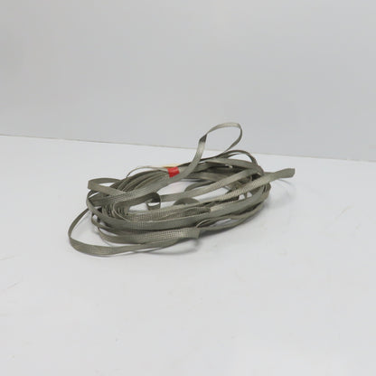 1/2" Wide Flat Braided Tinned Copper Grounding Sleeve 60'