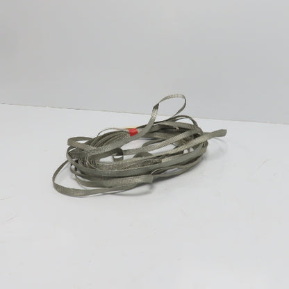 1/2" Wide Flat Braided Tinned Copper Grounding Sleeve 60'