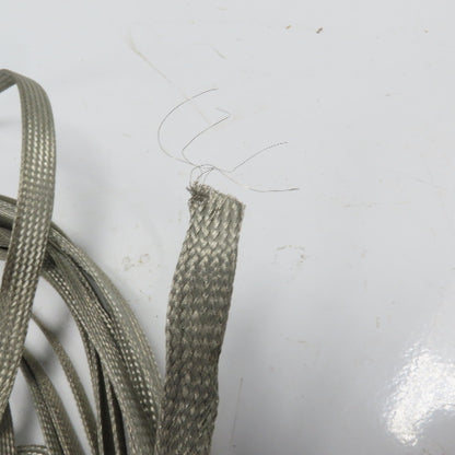1/2" Wide Flat Braided Tinned Copper Grounding Sleeve 60'