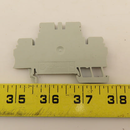 Allen Bradley 1492-LD2 Double Deck Feed Thru Terminal Block 600V AC/DC Lot Of 70