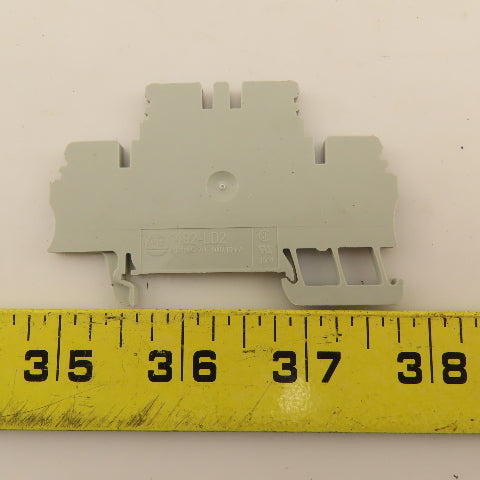 Allen Bradley 1492-LD2 Double Deck Feed Thru Terminal Block 600V AC/DC Lot Of 70