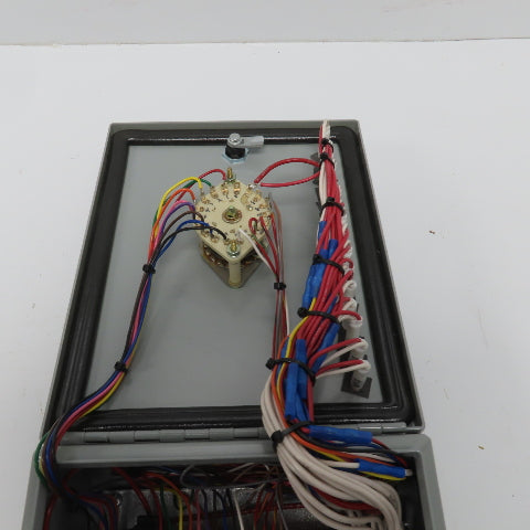 Hammond A-825 10" x 8 x 4" Electrical Enclosure W/ Multiple Pos Rotary Switch