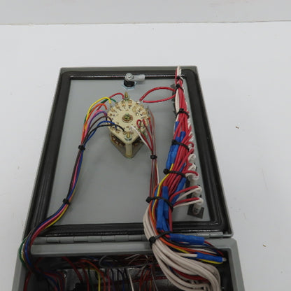 Hammond A-825 10" x 8 x 4" Electrical Enclosure W/ Multiple Pos Rotary Switch