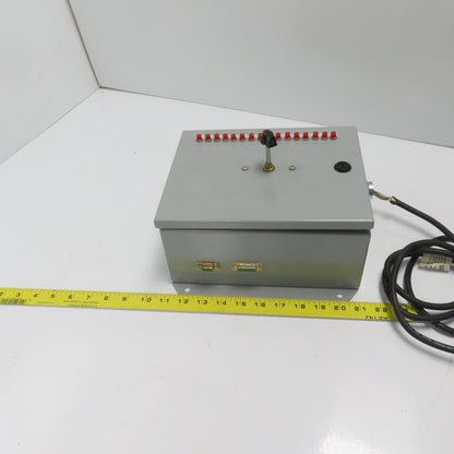 Hammond A-825 10" x 8 x 4" Electrical Enclosure W/ Multiple Pos Rotary Switch