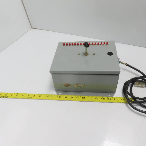 Hammond A-825 10" x 8 x 4" Electrical Enclosure W/ Multiple Pos Rotary Switch
