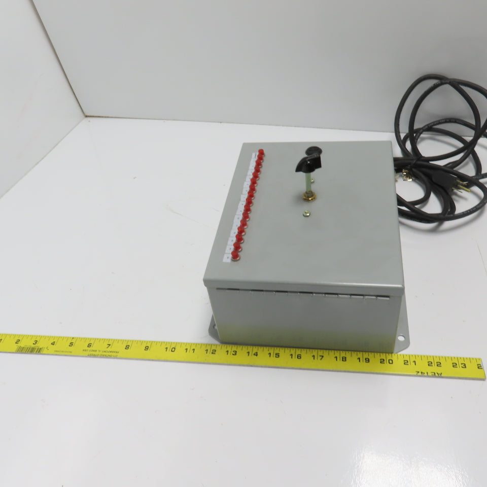 Hammond A-825 10" x 8 x 4" Electrical Enclosure W/ Multiple Pos Rotary Switch