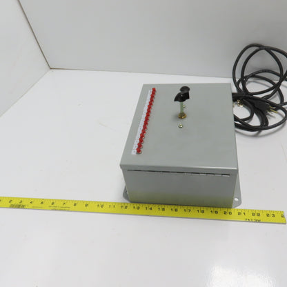Hammond A-825 10" x 8 x 4" Electrical Enclosure W/ Multiple Pos Rotary Switch
