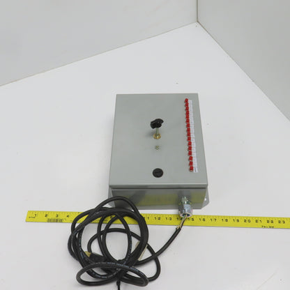 Hammond A-825 10" x 8 x 4" Electrical Enclosure W/ Multiple Pos Rotary Switch