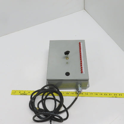 Hammond A-825 10" x 8 x 4" Electrical Enclosure W/ Multiple Pos Rotary Switch