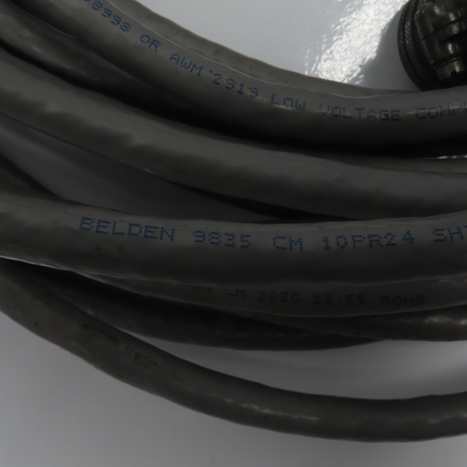 Belden 9835 24AWG 10 Pair Shielded Low Voltage K & T Feedback Cable 59'