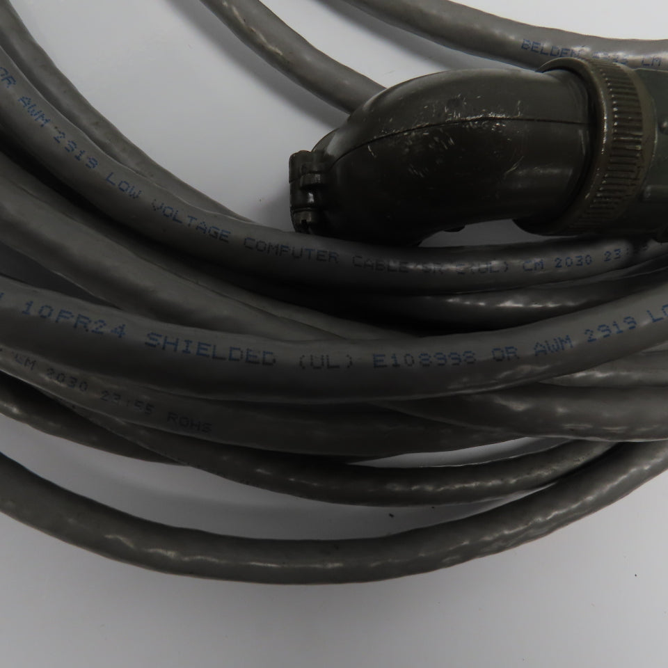 Belden 9835 24AWG 10 Pair Shielded Low Voltage K & T Feedback Cable 59'
