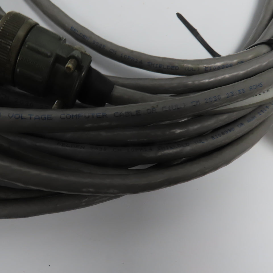 Belden 9835 24AWG 10 Pair Shielded Low Voltage K & T Feedback Cable 59'