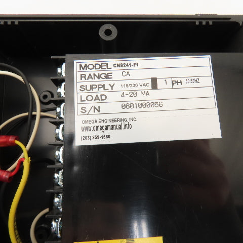 Omega CN8241-F1 115/230V Temperature Process Controller Wired Interface